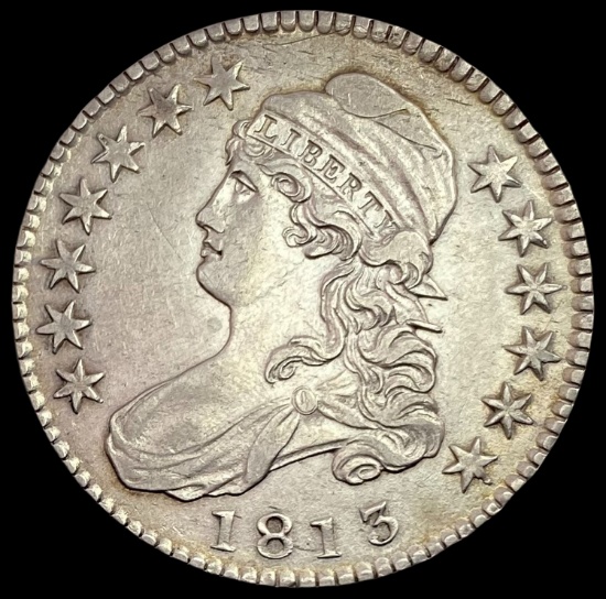 1813 Capped Bust Half Dollar CHOICE AU