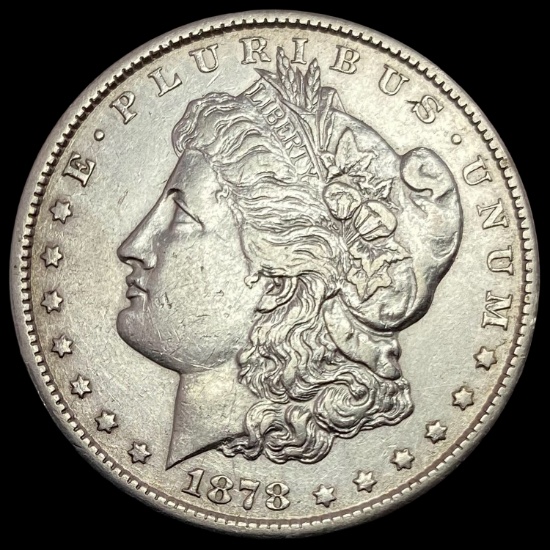 1878-CC Morgan Silver Dollar NEARLY UNCIRCULATED