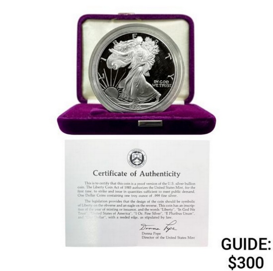 1986-S Silver Eagle
