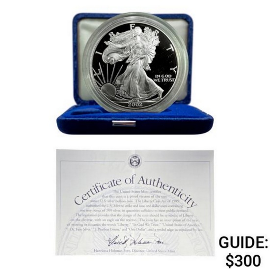 2002-W Silver Eagle