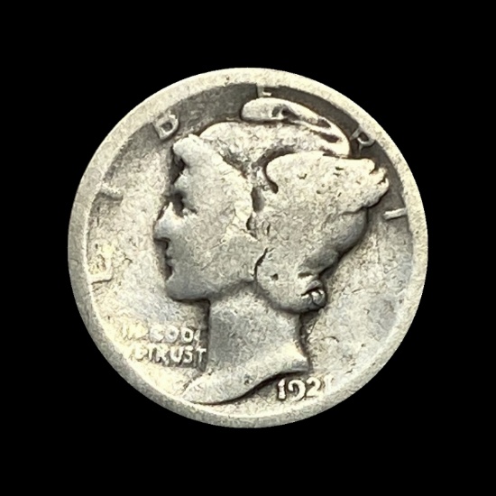 1921 Mercury Dime NICELY CIRCULATED
