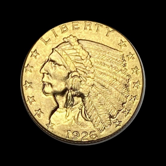 1926 Indian Head $2.50 Gold Quarter Eagl UNCIRCULATED