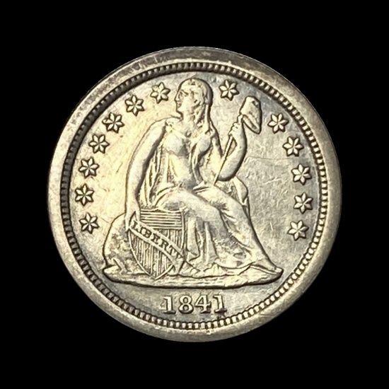 1841-O Seated Liberty Dime CLOSELY UNCIRCULATED
