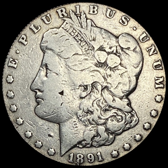 1891-CC Morgan Silver Dollar NICELY CIRCULATED
