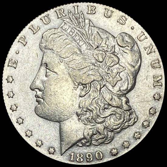 1890 Morgan Silver Dollar CLOSELY UNCIRCULATED