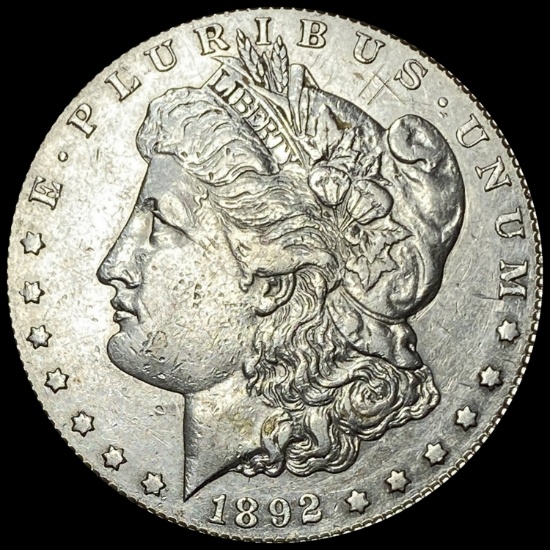 1892 Morgan Silver Dollar CLOSELY UNCIRCULATED