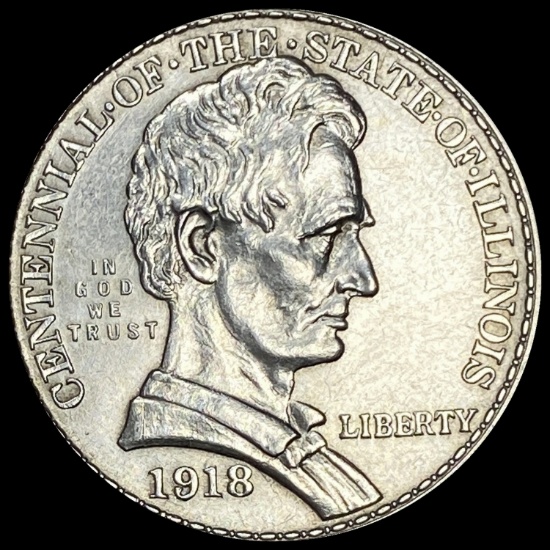 1918 Illinois Centennial Half Dollar UNCIRCULATED