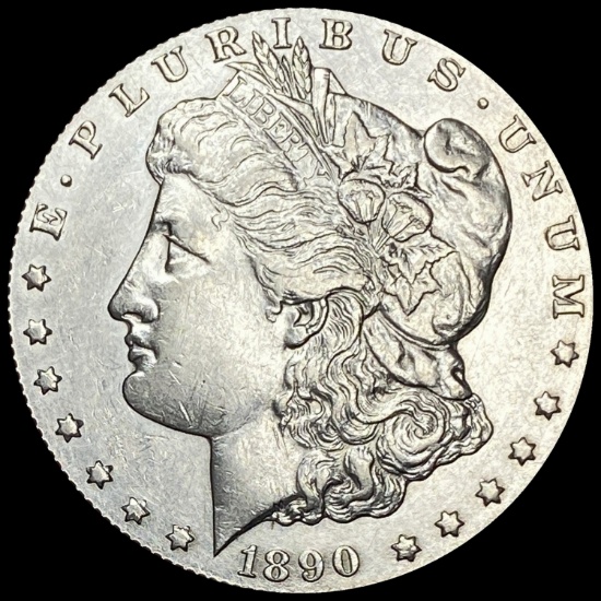 1890-CC Morgan Silver Dollar CLOSELY UNCIRCULATED