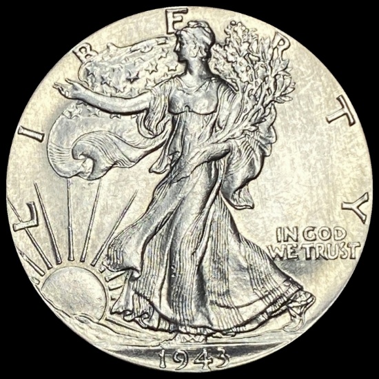 1943 Walking Liberty Half Dollar GEM BU