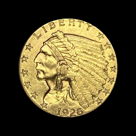 1926 Indian Head $2.50 Gold Quarter Eagl CHOICE BU