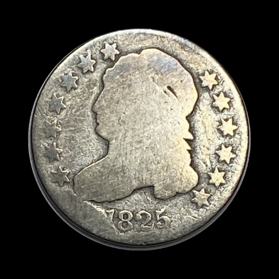 1825 Capped Bust Dime NICELY CIRCULATED