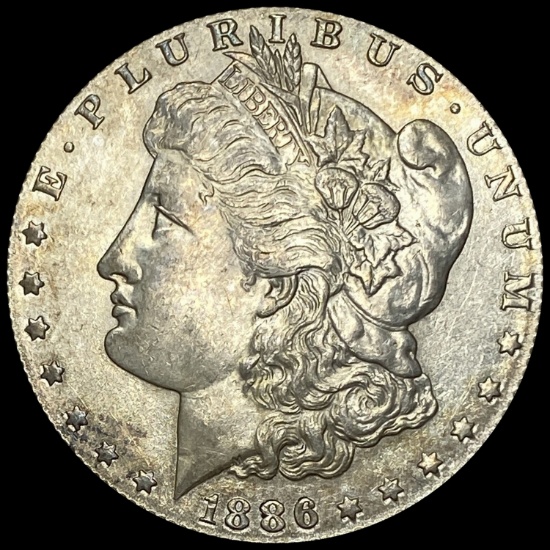 1886 Morgan Silver Dollar CLOSELY UNCIRCULATED