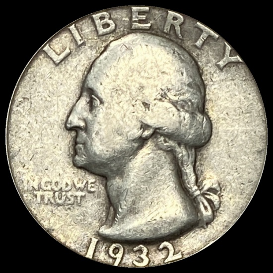 1932-S Washington Quarter LIGHTLY CIRCULATED