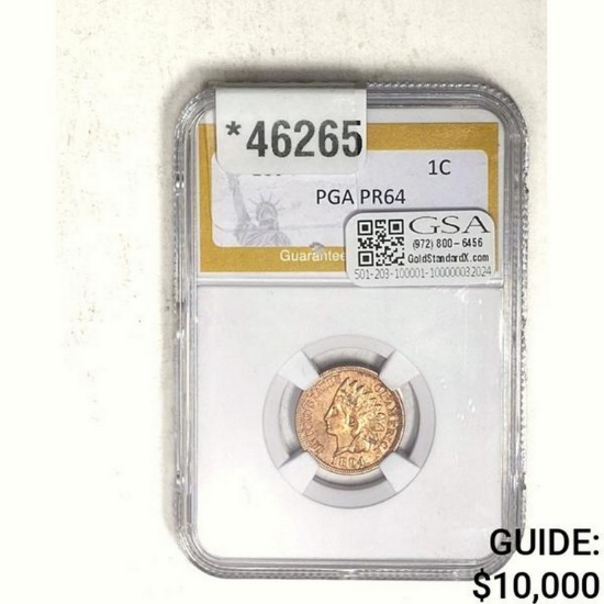 1864 1C Indian Head PGA PR64