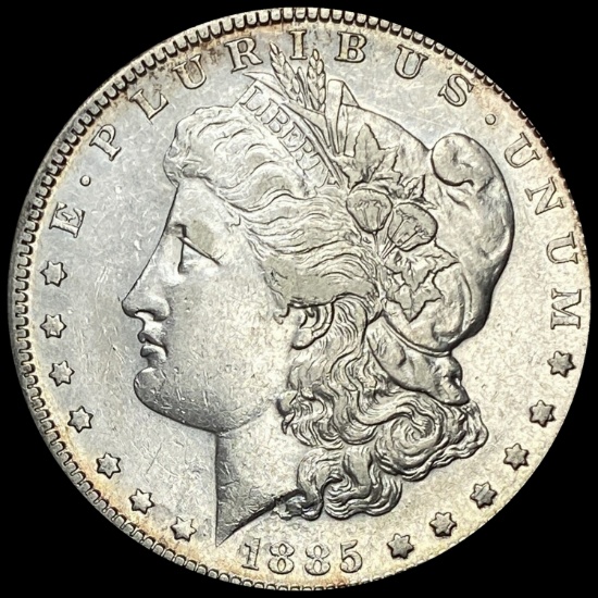 1885-S Morgan Silver Dollar ABOUT UNCIRCULATED