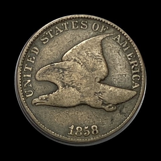 1858 Flying Eagle Cent NICELY CIRCULATED
