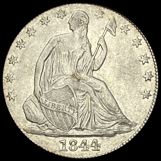 1844-O Seated Liberty Half Dollar CLOSELY UNCIRCULATED