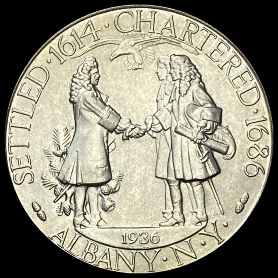 1936 Albany Charter Half Dollar UNCIRCULATED