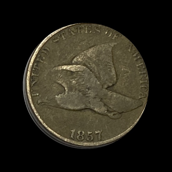 1857 Flying Eagle Cent LIGHTLY CIRCULATED