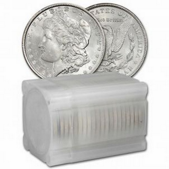 [20] Pre-21 Morgan Silver Dollar Roll Choice BU