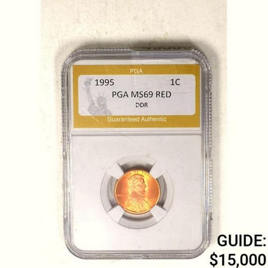 1995 1C PGA MS69 RED DDR