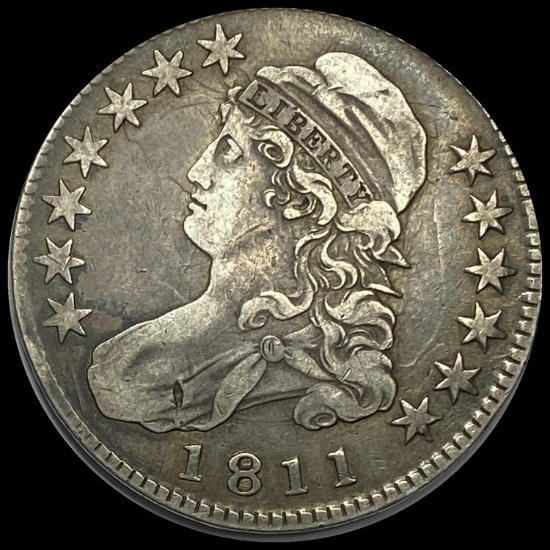 1811 Capped Bust Half Dollar LIGHTLY CIRCULATED