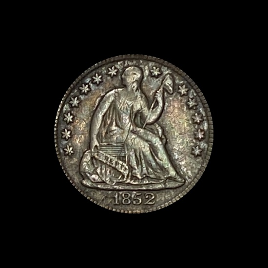 1852-O Seated Liberty Half Dime LIGHTLY CIRCULATED