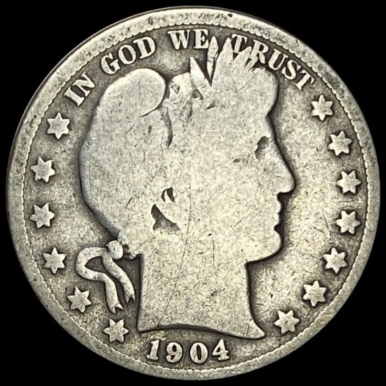 1904-S Barber Half Dollar NICELY CIRCULATED