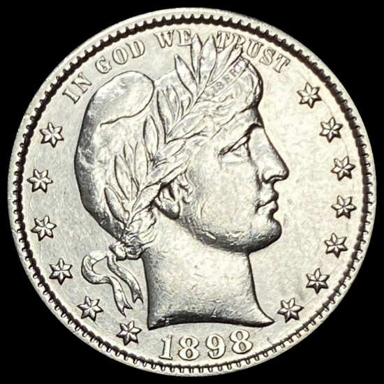 1898-S Barber Quarter UNCIRCULATED