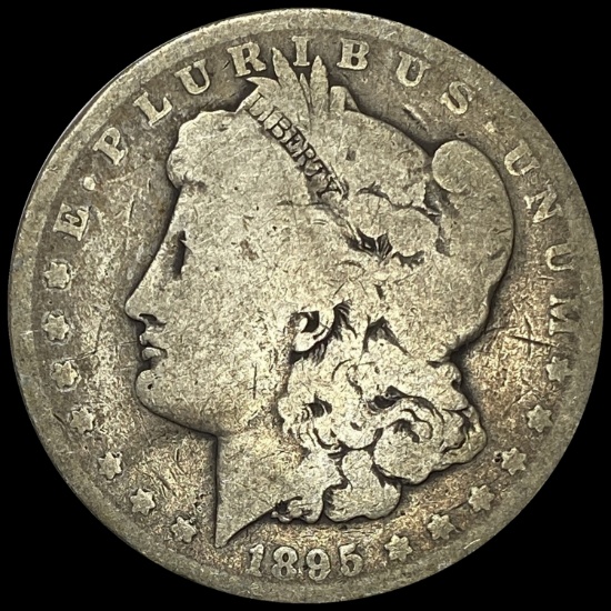 1895-O Morgan Silver Dollar LIGHTLY CIRCULATED