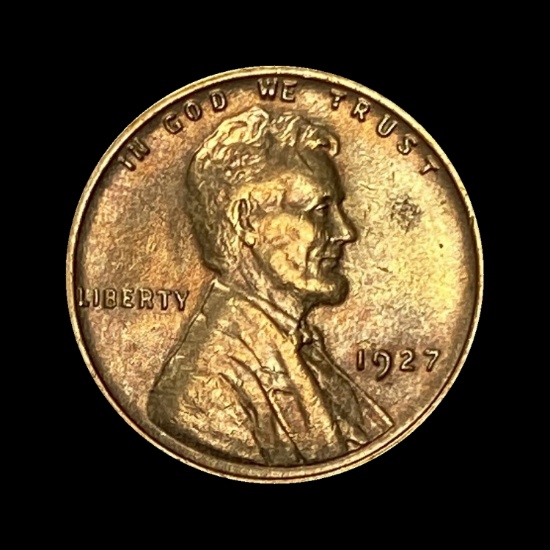 1927 Lincoln Wheat Cent CHOICE AU