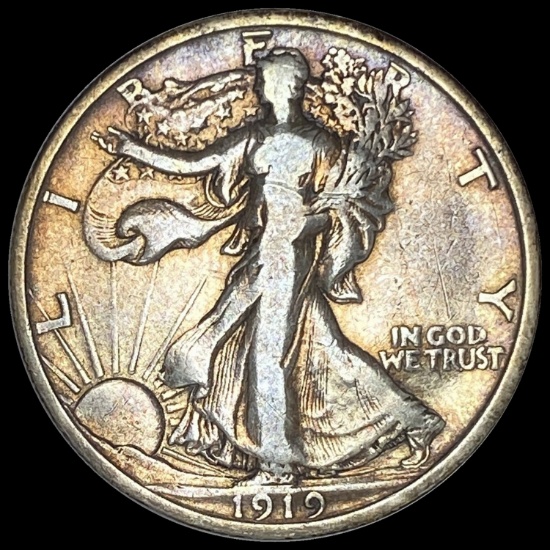 1919 Walking Liberty Half Dollar NICELY CIRCULATED