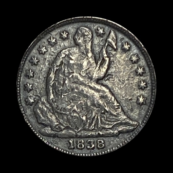 1838 Seated Liberty Half Dime HIGH GRADE