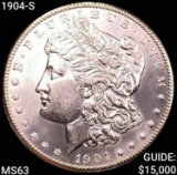 1904-S Morgan Silver Dollar CHOICE BU