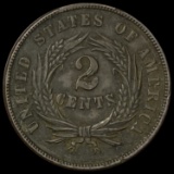 1865 Two-Cent Piece HIGH GRADE
