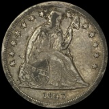 1843-O Seated Liberty Half Dollar ABOUT UNCIRCULATED