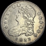 1813 Capped Bust Half Dollar ABOUT UNCIRCULATED
