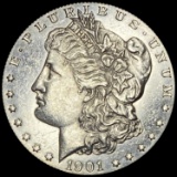 1901-S Morgan Silver Dollar CLOSELY UNCIRCULATED