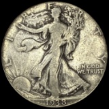 1938-D Walking Liberty Half Dollar LIGHTLY CIRCULATED