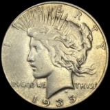 1935-S Peace Dollar LIGHTLY CIRCULATED
