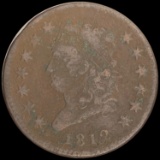 1812 Classic Head Large Cent NICELY CIRCULATED