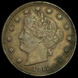 1911 Liberty Head Nickel NICELY CIRCULATED