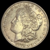 1878-S Morgan Silver Dollar CLOSELY UNCIRCULATED