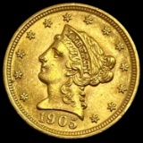 1905 Liberty Head Quarter Eagle CHOICE BU