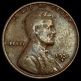 1931-S Lincoln Wheat Cent LIGHTLY CIRCULATED