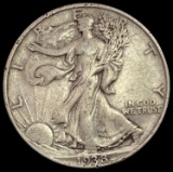 1938-D Walking Liberty Half Dollar LIGHTLY CIRCULATED
