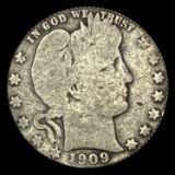 1909-O Barber Quarter NICELY CIRCULATED