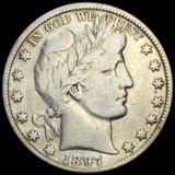 1897 Barber Half Dollar LIGHTLY CIRCULATED