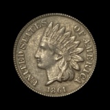 1861 Indian Head Cent CLOSELY UNCIRCULATED