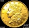 1834 $5 Gold Half Eagle CHOICE BU